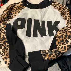 Victoria’s Secret PINK Leopard Crew